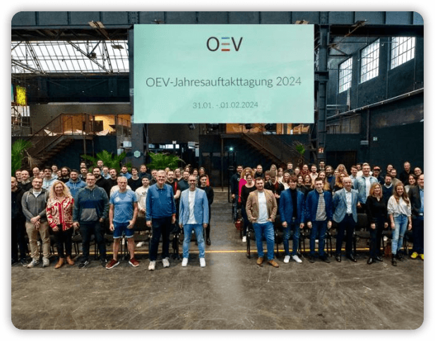 picture of oev employees at the OEV JAT 2024